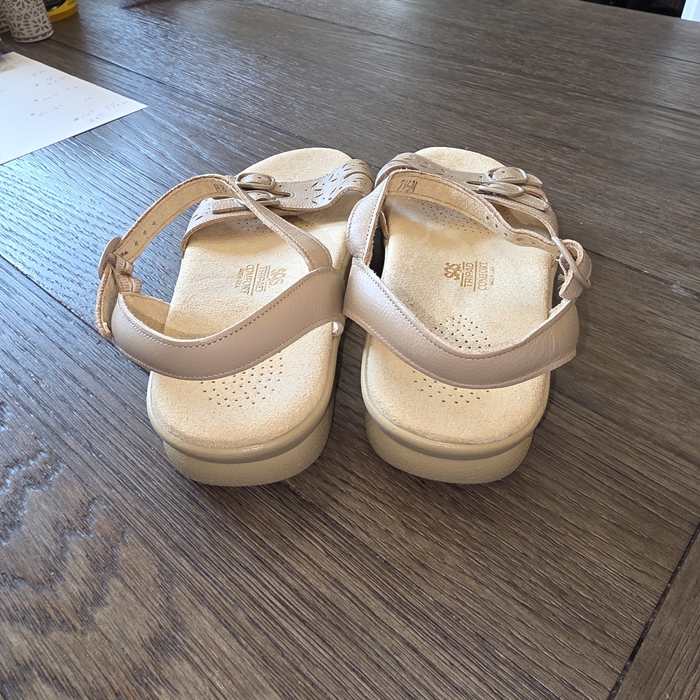 SAS Duo Quarter Strap Sandals - Warm Stone - Size 7.5 M - Picture 4 of 7